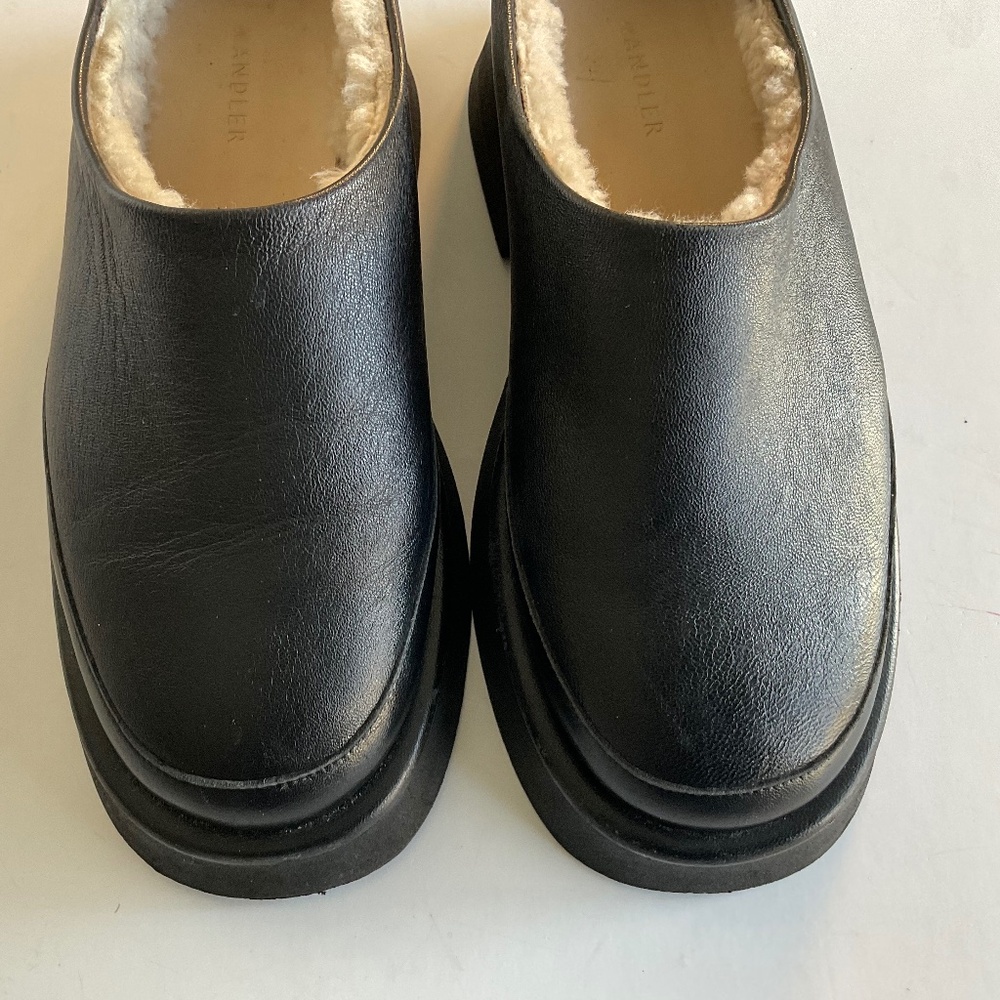 WANDLER Rosa Lambskin Slide Mule Shearling Lined Size EU 38 - Picture 6 of 8